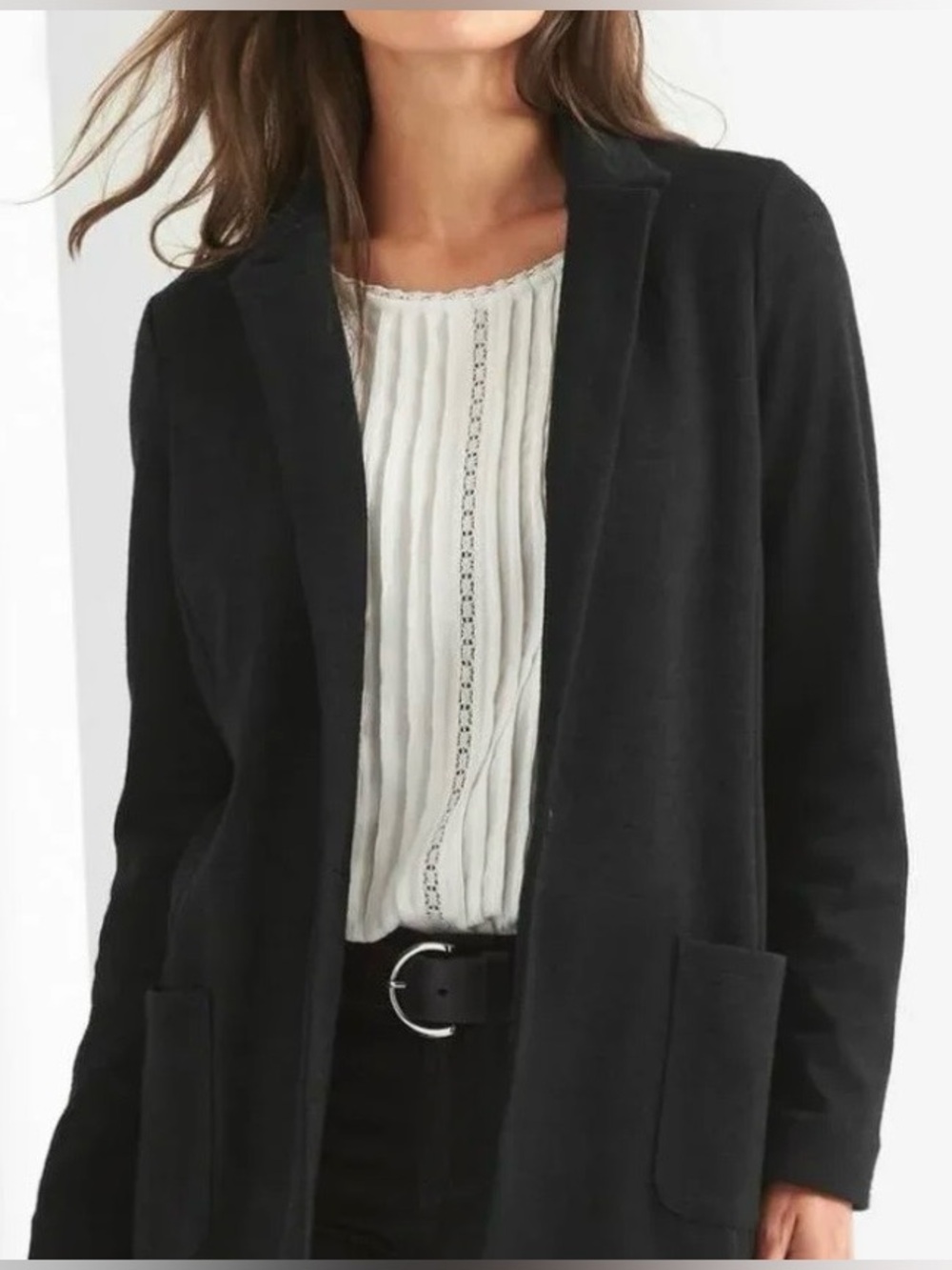 GAP | Black Knit Blazer | Size XL